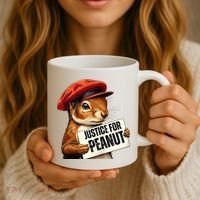 P’Nut Justice For Pnut Pnut Justice For Peanut The Squirrel Coffee Mug thumb 3