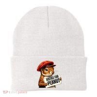 P’Nut Justice For Pnut Pnut Justice For Peanut The Squirrel Beanie thumb 0