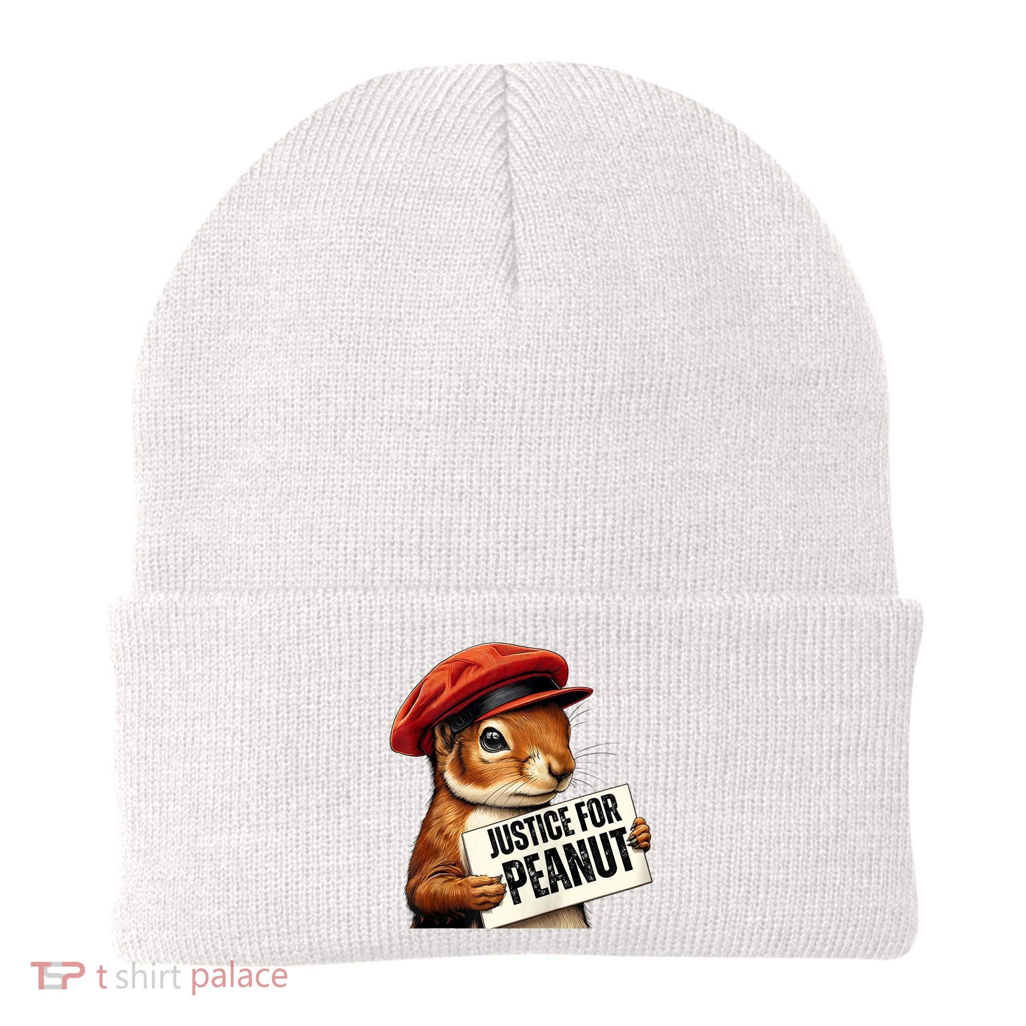 P’Nut Justice For Pnut Pnut Justice For Peanut The Squirrel Beanie