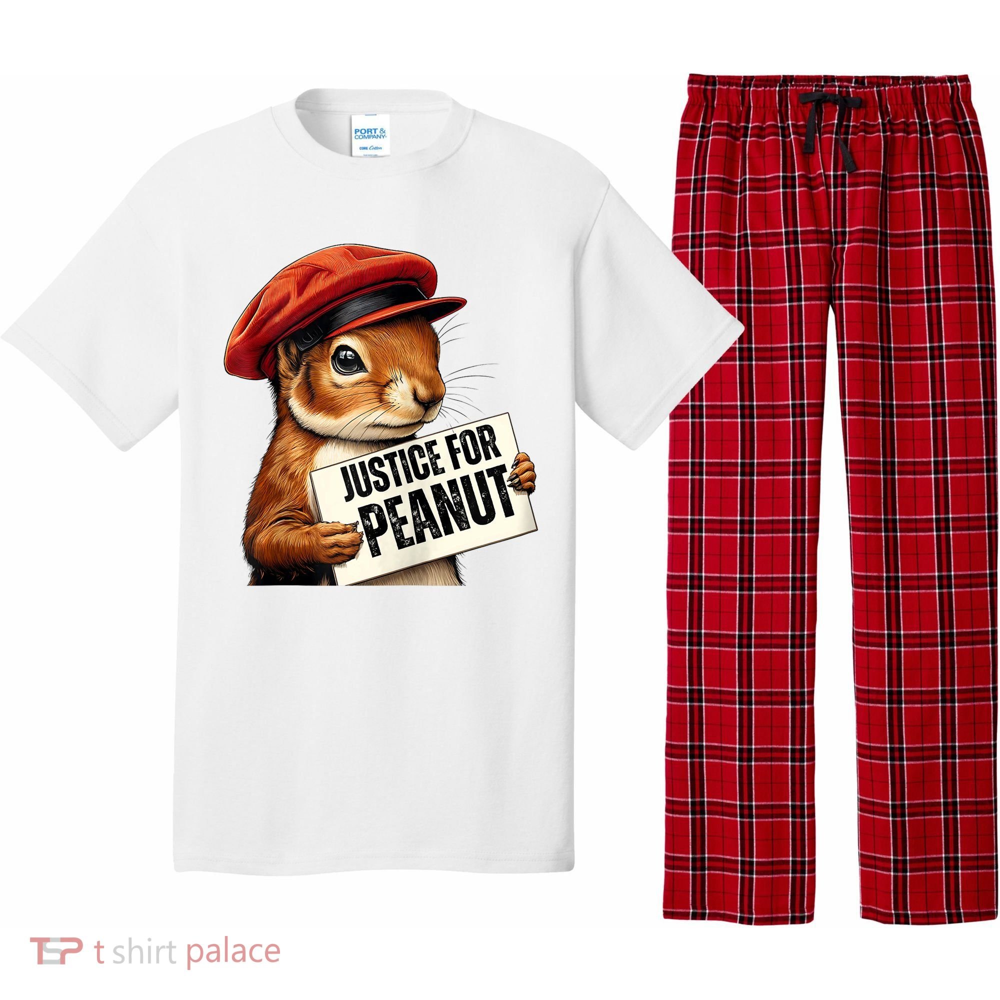 P’Nut Justice For Pnut Pnut Justice For Peanut The Squirrel Pajama Set