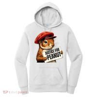 P’Nut Justice For Pnut Pnut Justice For Peanut The Squirrel Women's Hoodie thumb 0