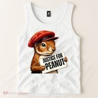 P’Nut Justice For Pnut Pnut Justice For Peanut The Squirrel Tank Top thumb 2