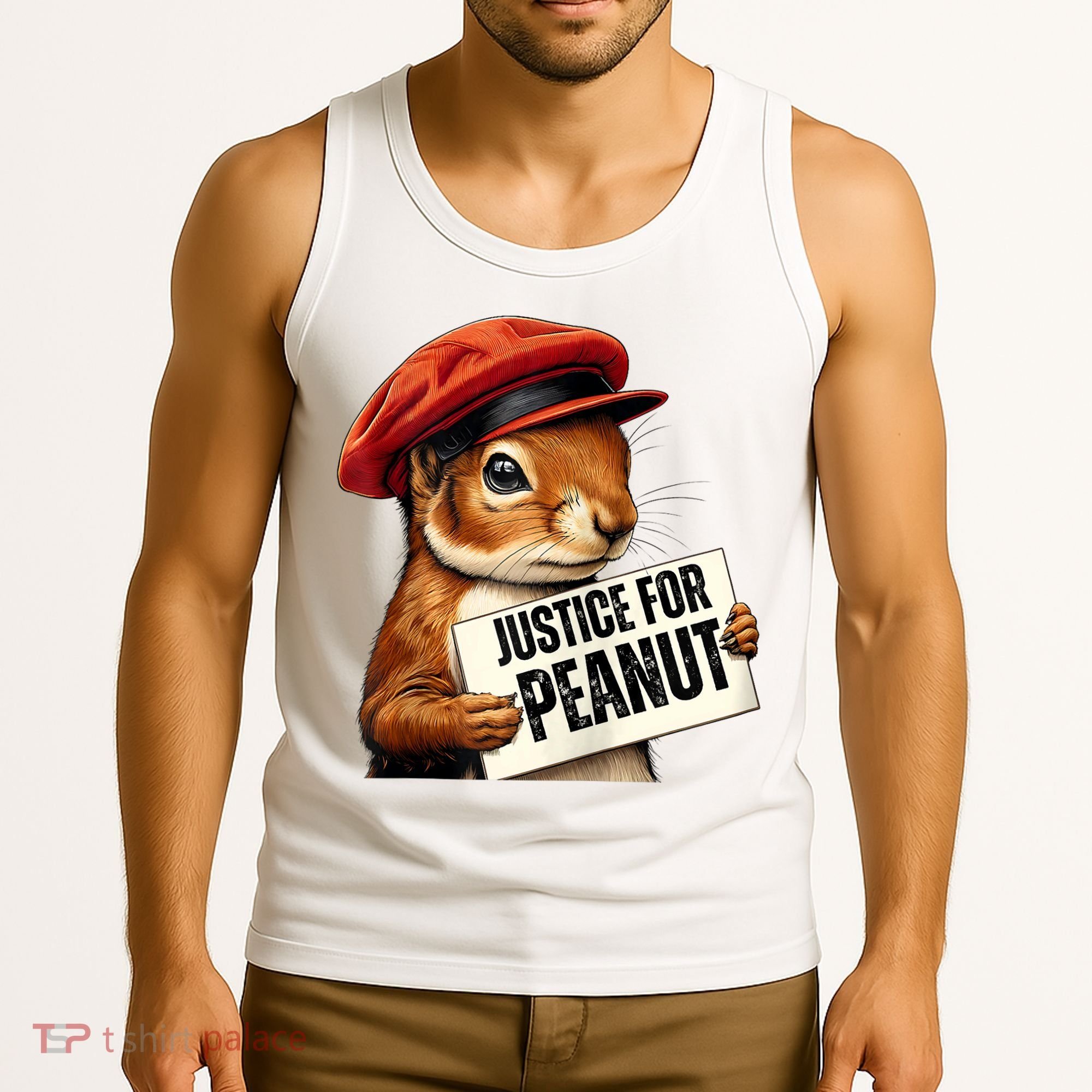 P’Nut Justice For Pnut Pnut Justice For Peanut The Squirrel Tank Top