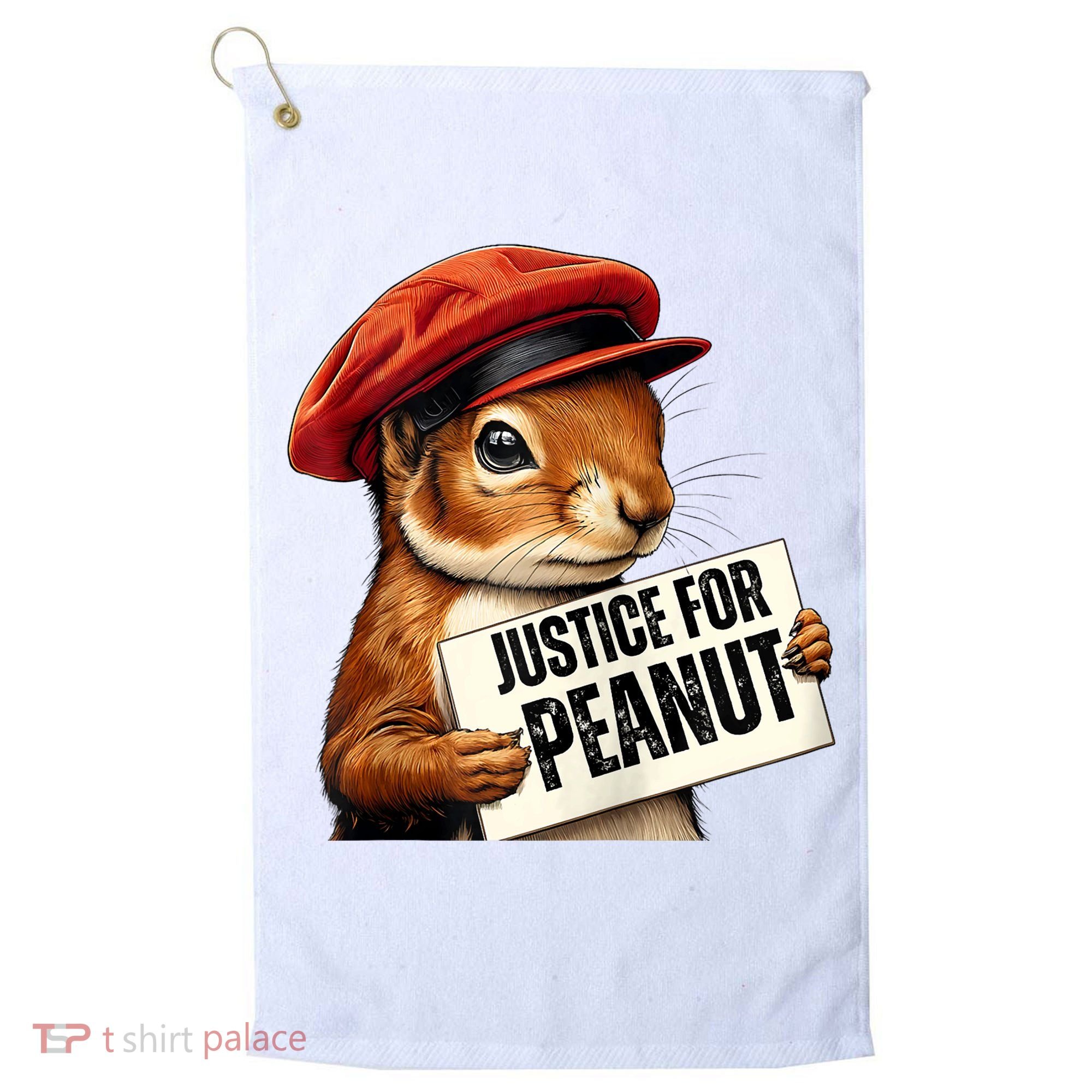 P’Nut Justice For Pnut Pnut Justice For Peanut The Squirrel Golf Towel