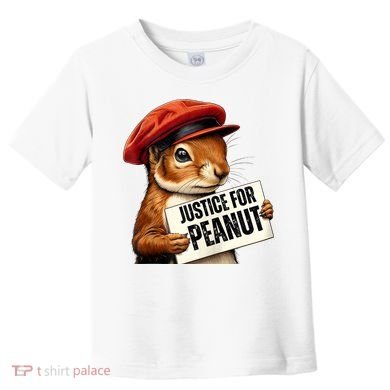 P’Nut Justice For Pnut Pnut Justice For Peanut The Squirrel Toddler T-Shirt