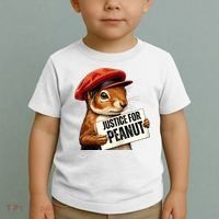 P’Nut Justice For Pnut Pnut Justice For Peanut The Squirrel Toddler T-Shirt thumb 2