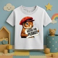 P’Nut Justice For Pnut Pnut Justice For Peanut The Squirrel Toddler T-Shirt thumb 3
