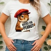 P’Nut Justice For Pnut Pnut Justice For Peanut The Squirrel Women's T-Shirt thumb 2