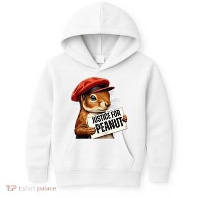 P’Nut Justice For Pnut Pnut Justice For Peanut The Squirrel Kids Hoodie