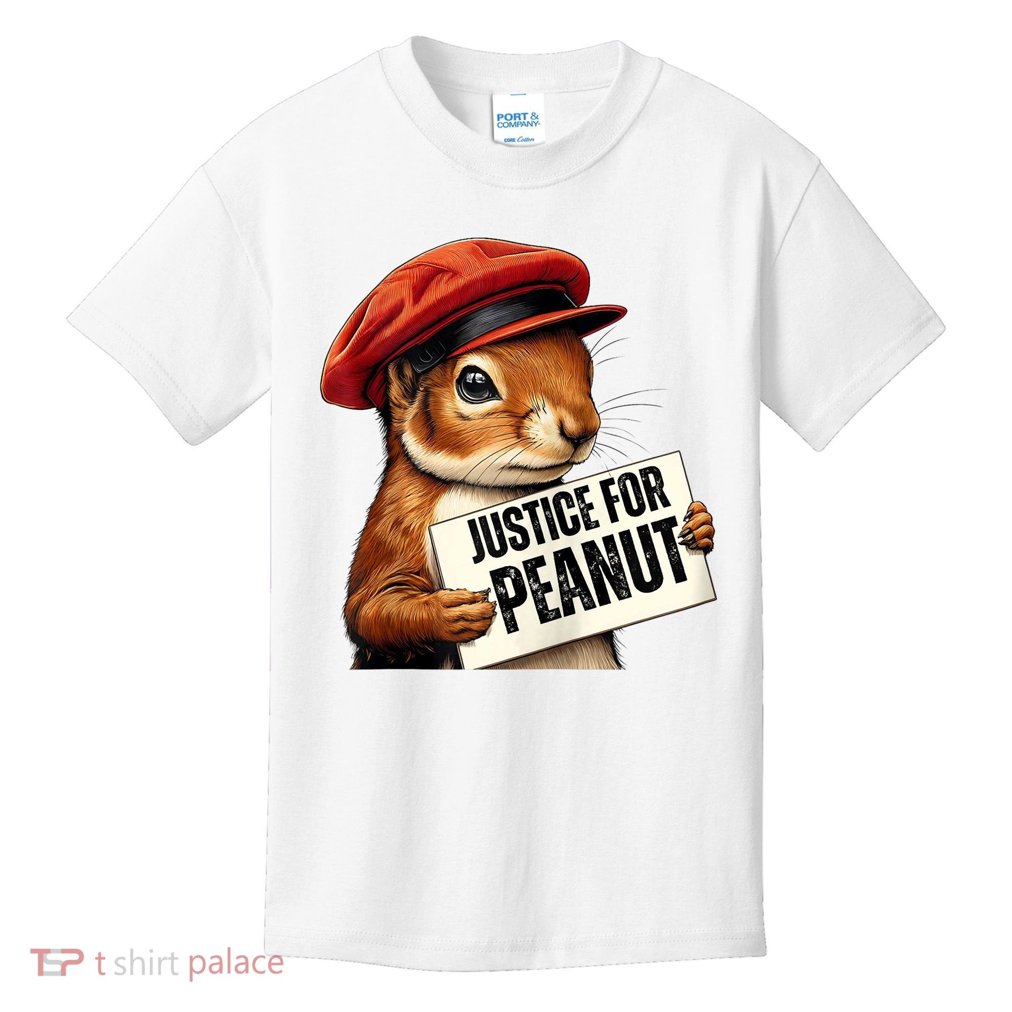 P’Nut Justice For Pnut Pnut Justice For Peanut The Squirrel Kids T-Shirt