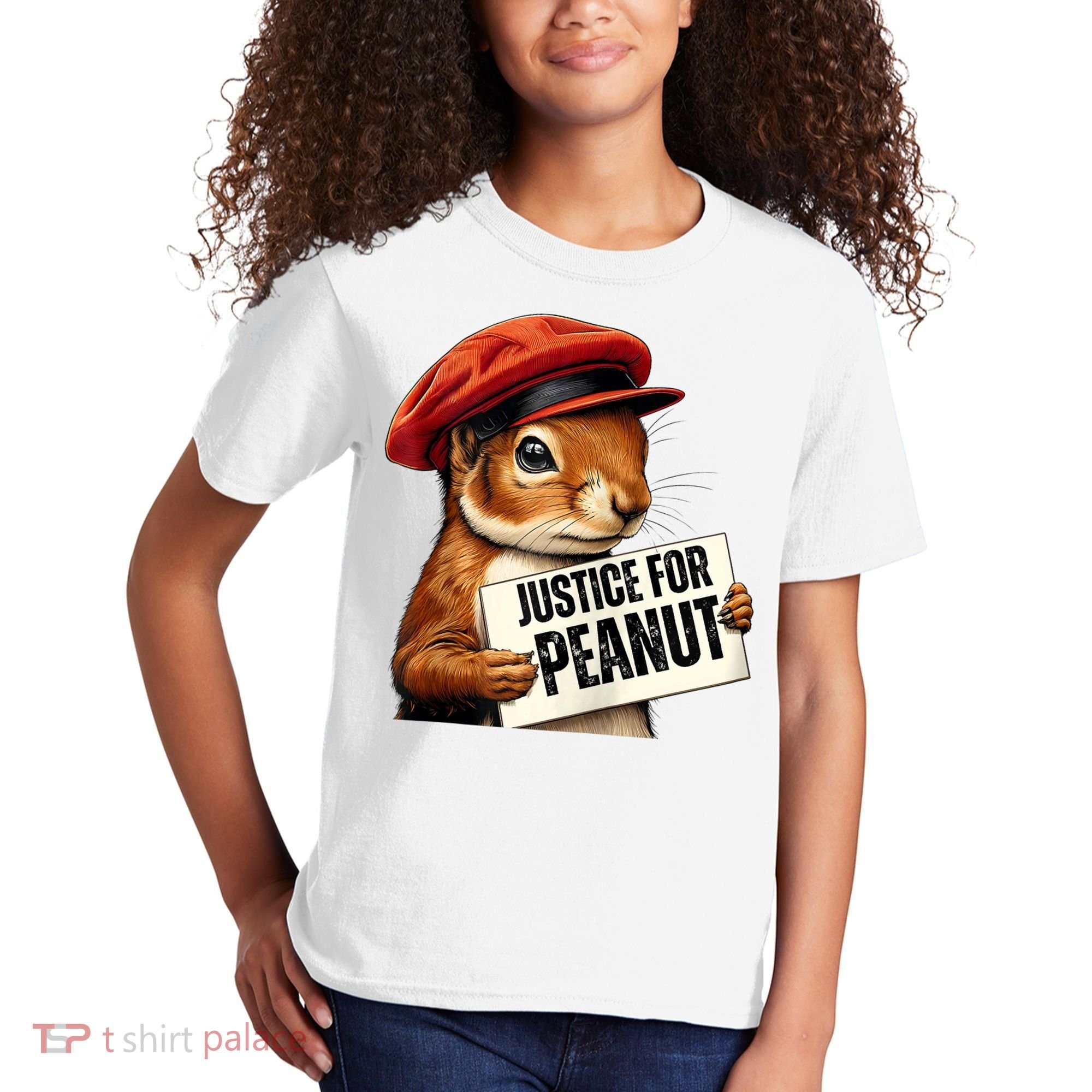 P’Nut Justice For Pnut Pnut Justice For Peanut The Squirrel Kids T-Shirt