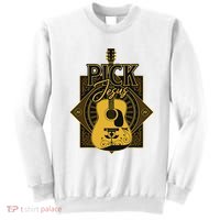 Pick Jesus Funny Christian Pastor Guitar Worship Leader Sweatshirt thumb 0