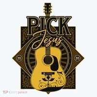 Pick Jesus Funny Christian Pastor Guitar Worship Leader Sweatshirt thumb 3