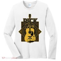 Pick Jesus Funny Christian Pastor Guitar Worship Leader Women's Long Sleeve Shirt thumb 0