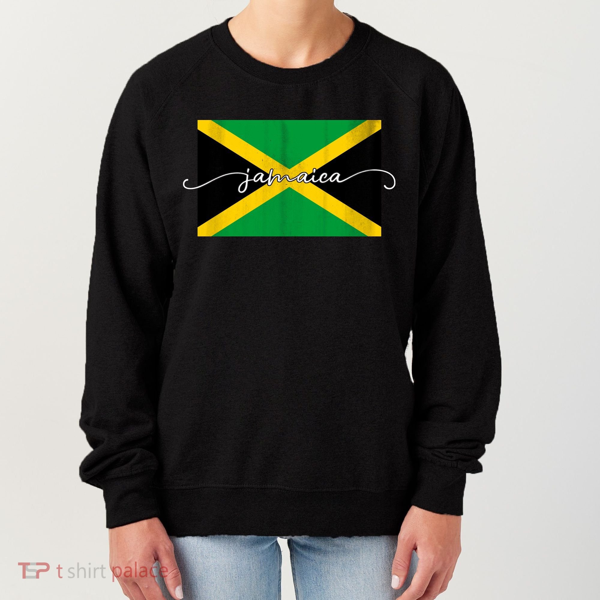 Proud Jamaican Flag Jamaica Pride Women's Sweatshirt