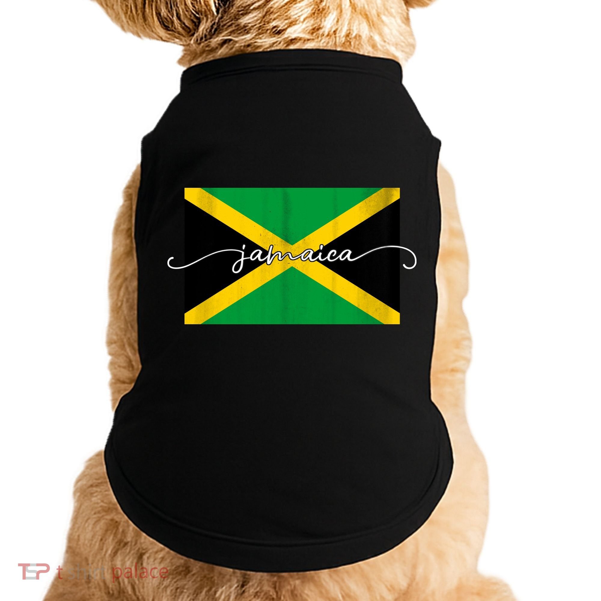 Proud Jamaican Flag Jamaica Pride Doggie Tank