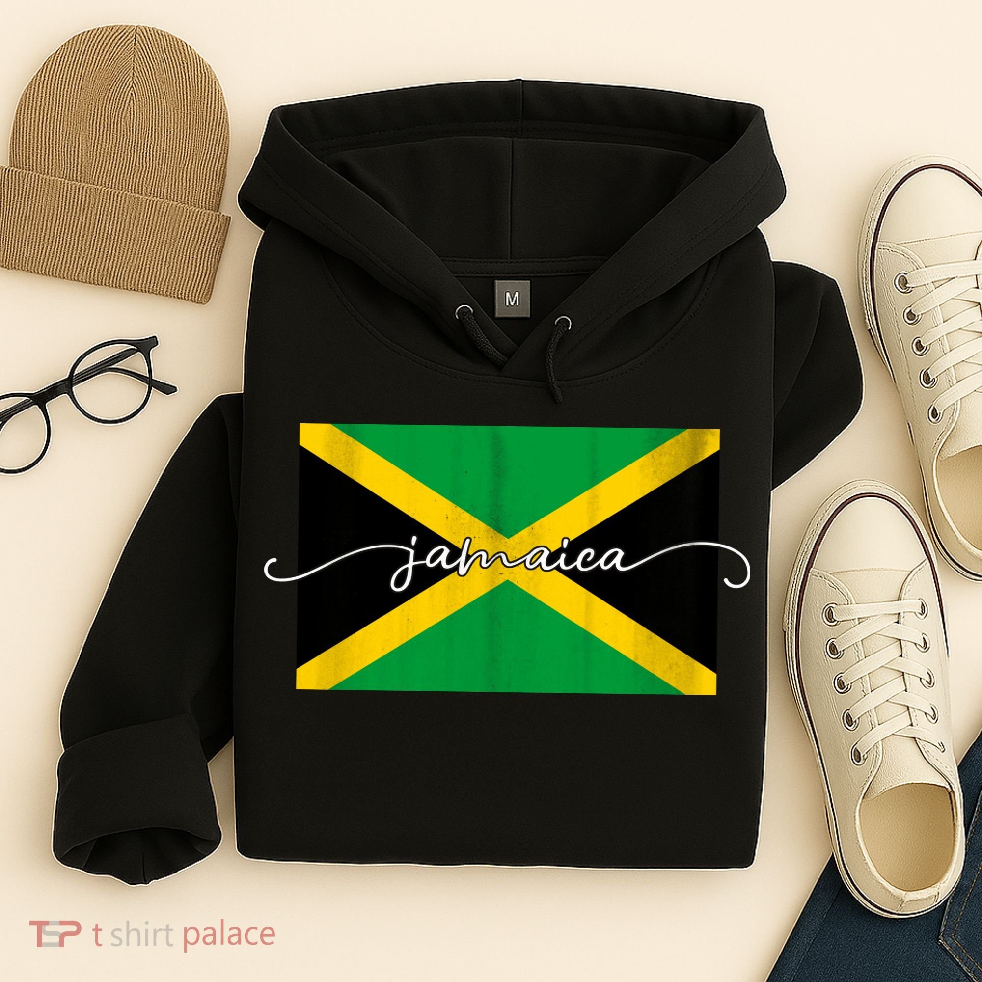Proud Jamaican Flag Jamaica Pride Hoodie