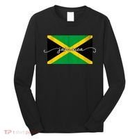 Proud Jamaican Flag Jamaica Pride Long Sleeve Shirt thumb 0