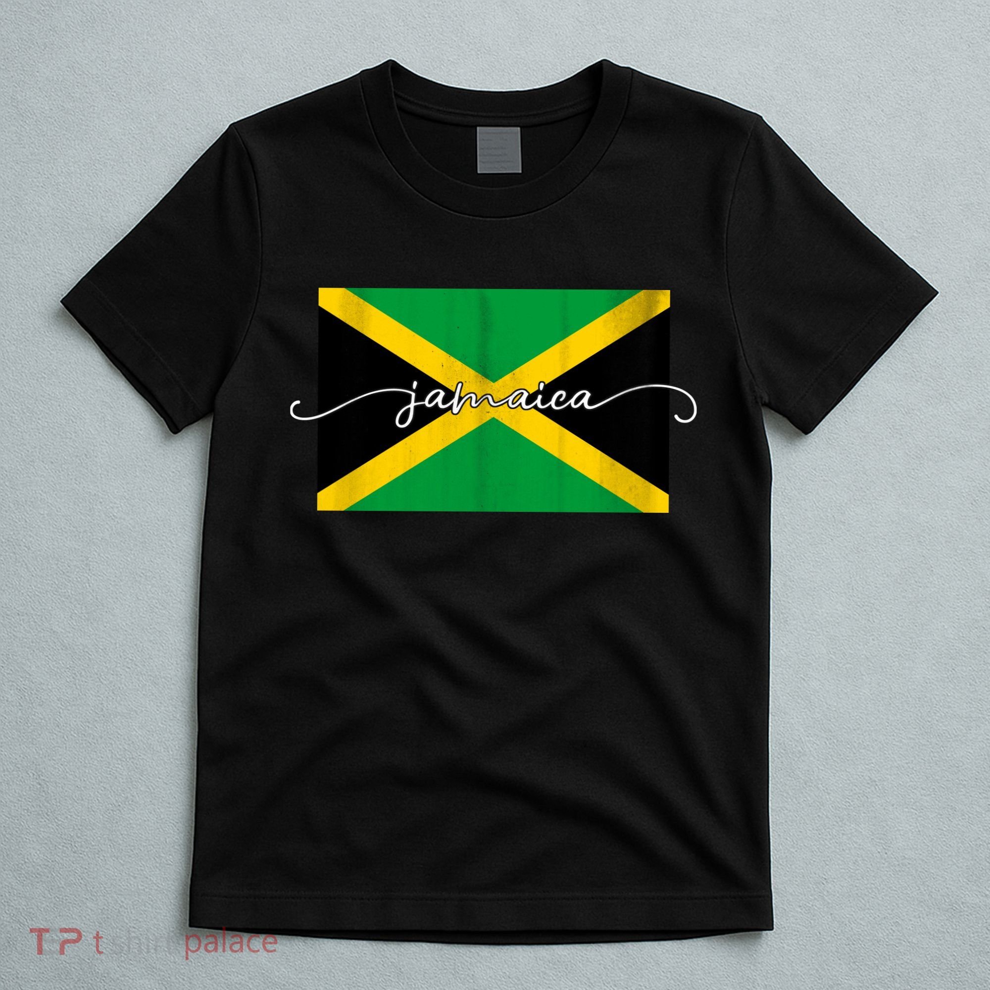 Proud Jamaican Flag Jamaica Pride T-Shirt