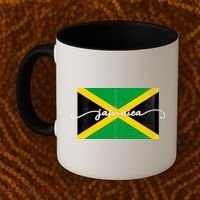 Proud Jamaican Flag Jamaica Pride Coffee Mug thumb 2