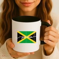 Proud Jamaican Flag Jamaica Pride Coffee Mug thumb 3
