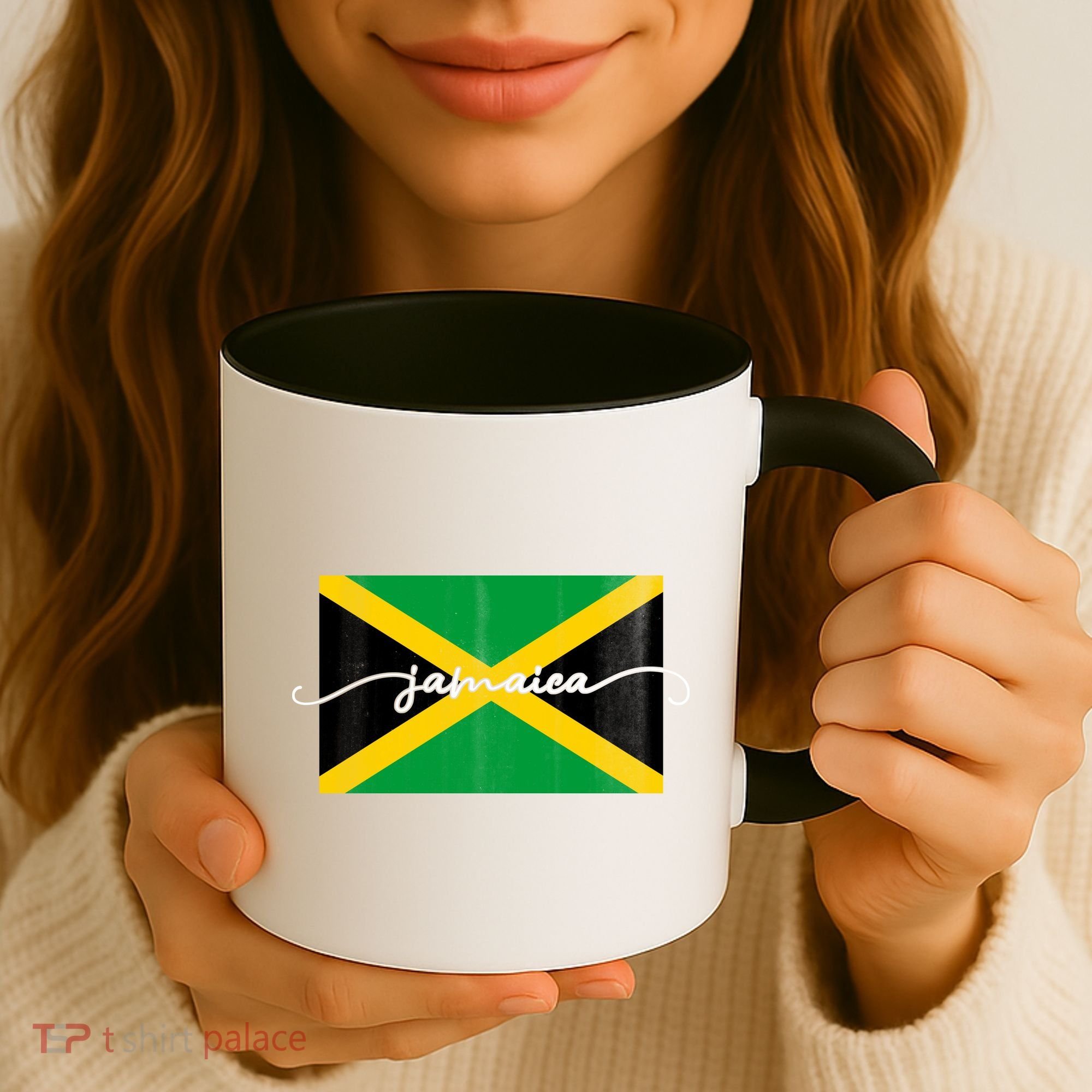 Proud Jamaican Flag Jamaica Pride Coffee Mug