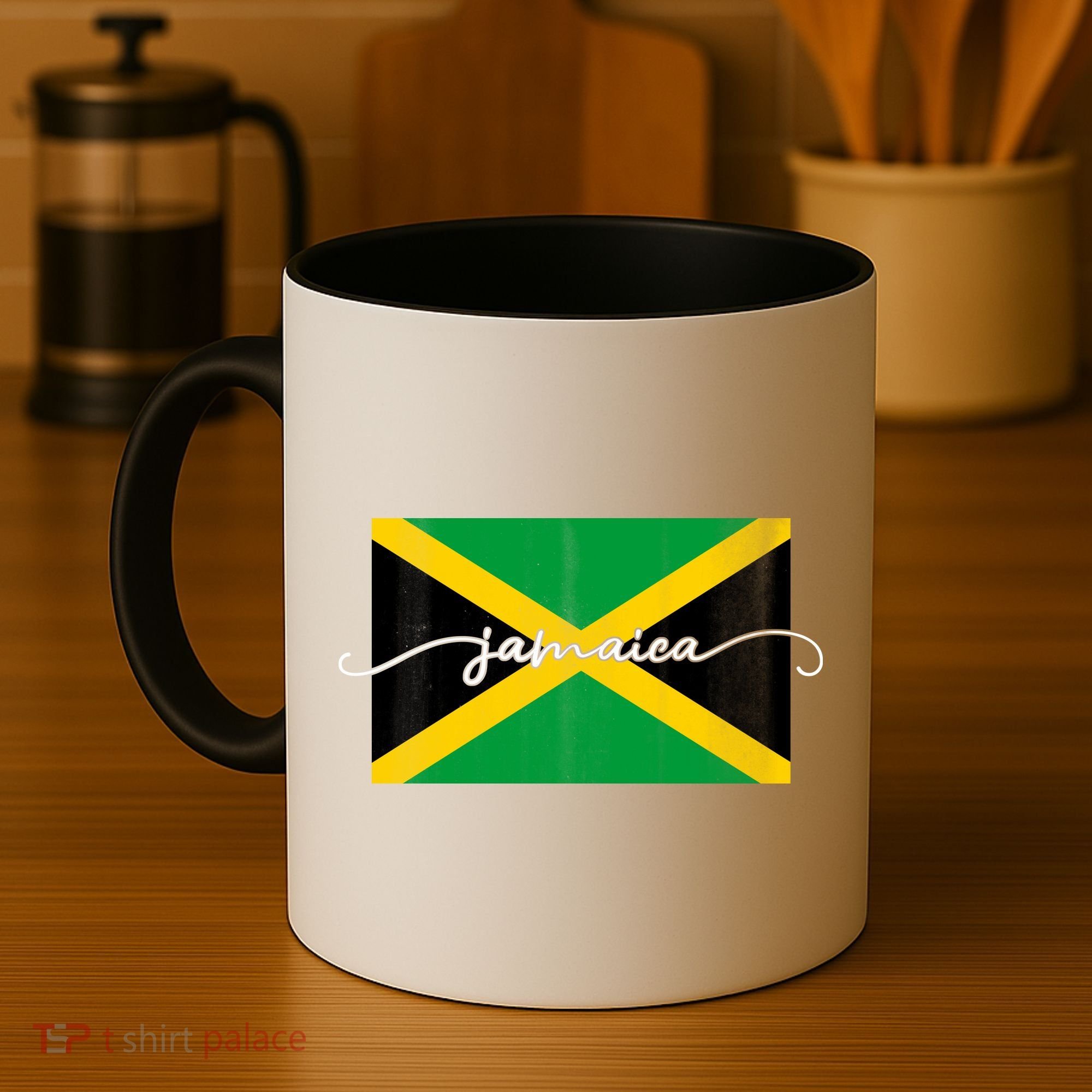 Proud Jamaican Flag Jamaica Pride Coffee Mug