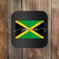 Proud Jamaican Flag Jamaica Pride Coaster thumb 0