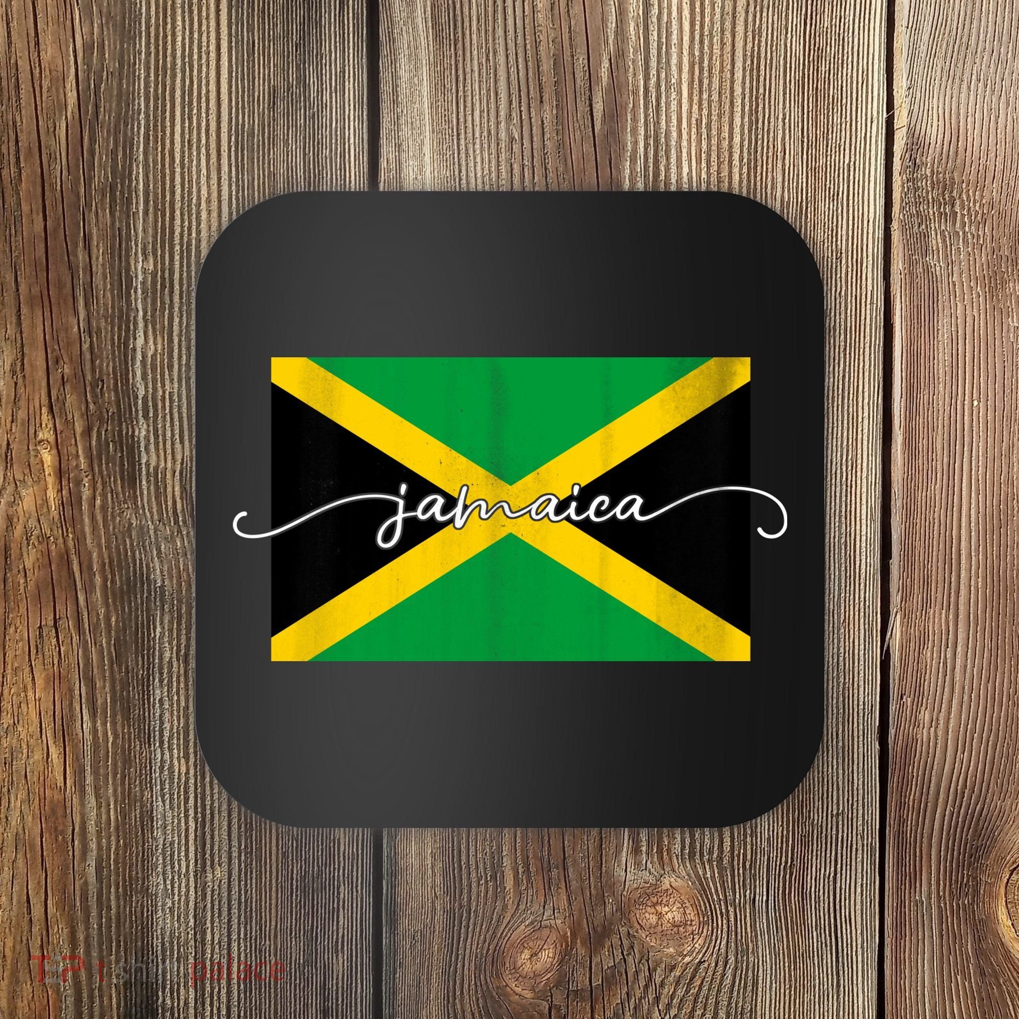 Proud Jamaican Flag Jamaica Pride Coaster