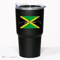 Proud Jamaican Flag Jamaica Pride Tumbler thumb 0