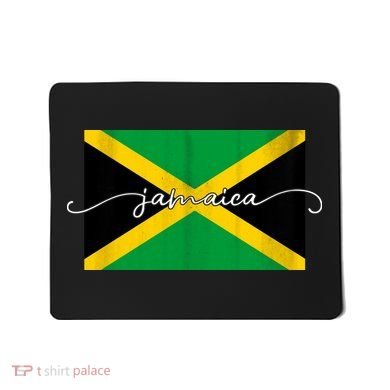 Proud Jamaican Flag Jamaica Pride Mousepad