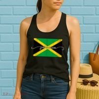 Proud Jamaican Flag Jamaica Pride Women's Tank Top thumb 2