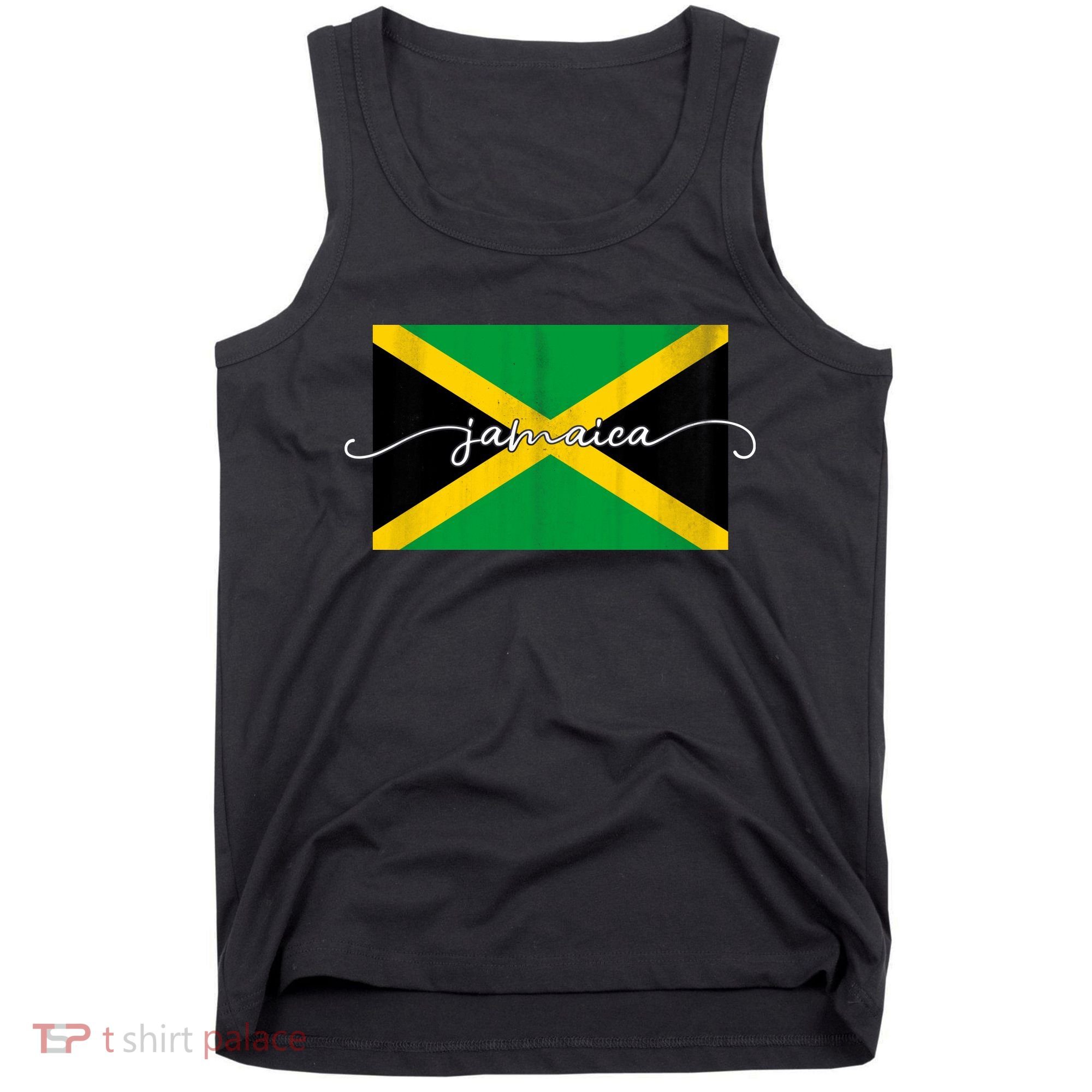 Proud Jamaican Flag Jamaica Pride Tank Top