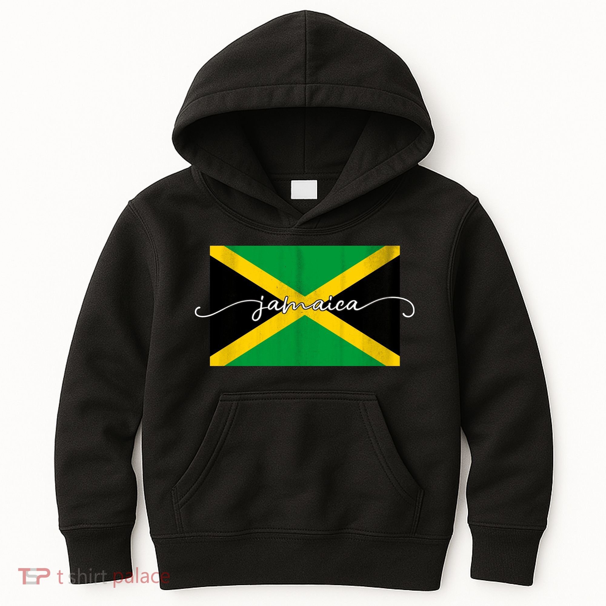 Proud Jamaican Flag Jamaica Pride Kids Hoodie