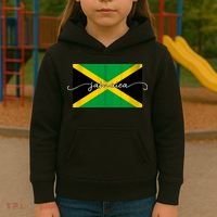 Proud Jamaican Flag Jamaica Pride Kids Hoodie thumb 3