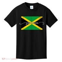 Proud Jamaican Flag Jamaica Pride Kids T-Shirt thumb 0