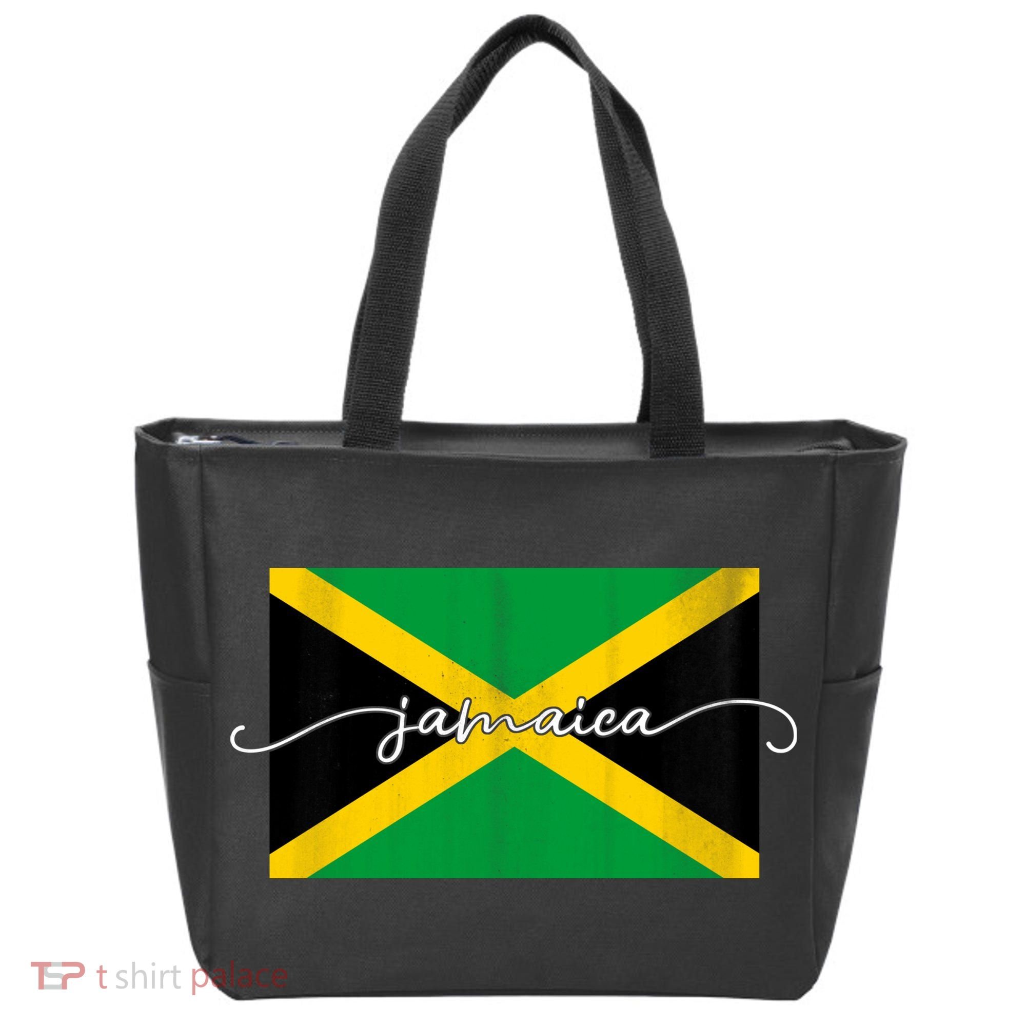 Proud Jamaican Flag Jamaica Pride Tote Bag