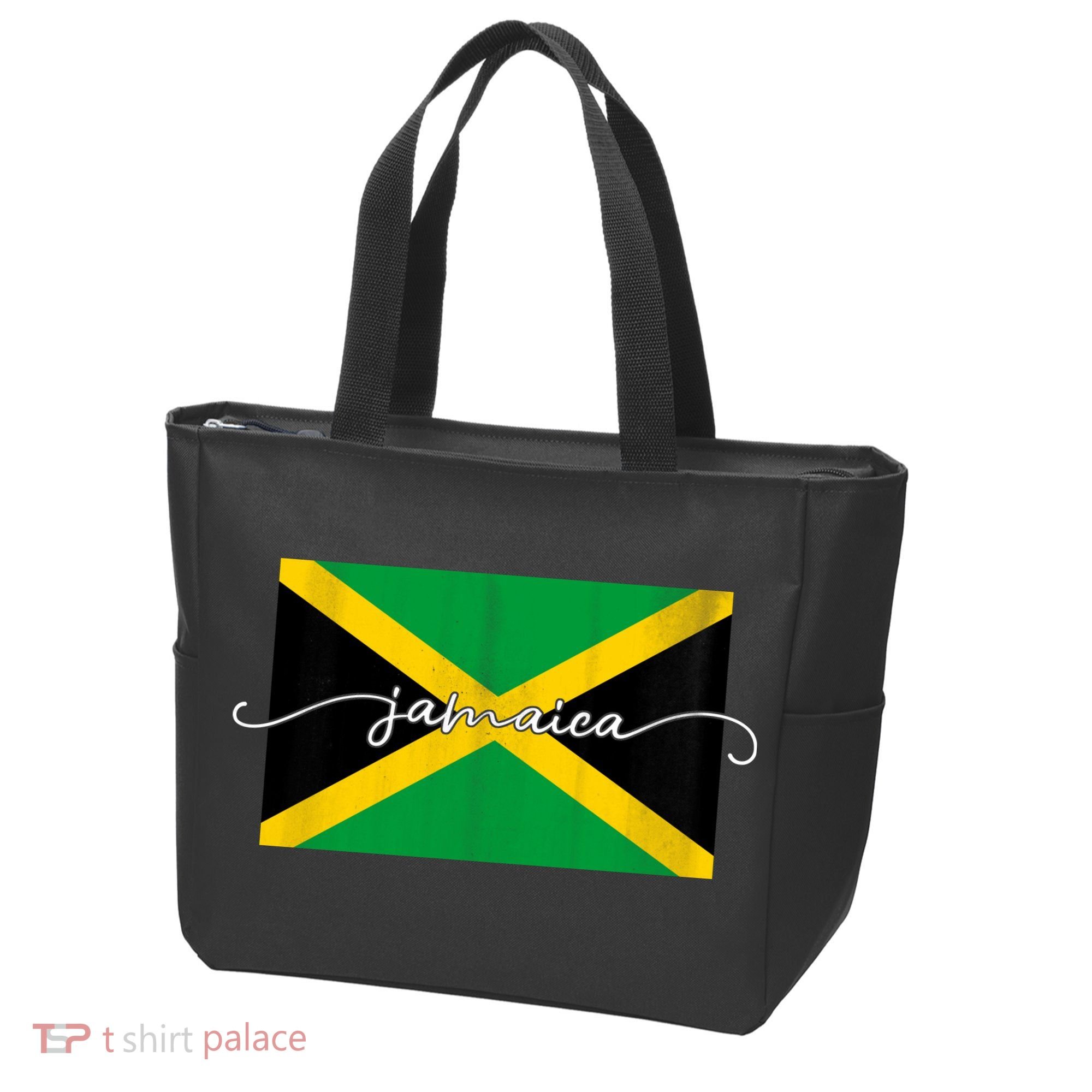 Proud Jamaican Flag Jamaica Pride Tote Bag