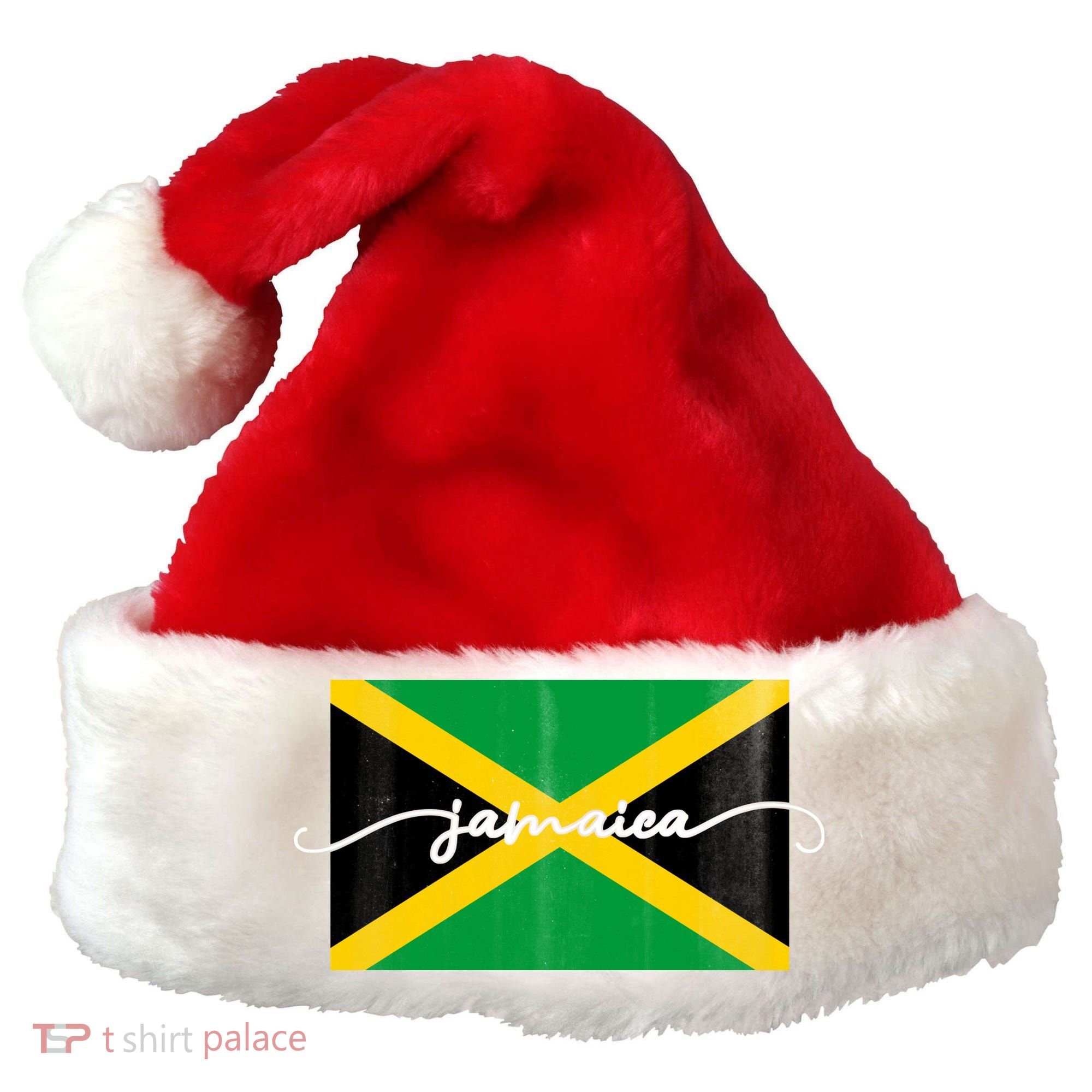 Proud Jamaican Flag Jamaica Pride Santa Hat