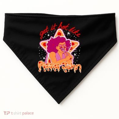 Pizza John Get It Hot Like USA-Made Doggie Bandana