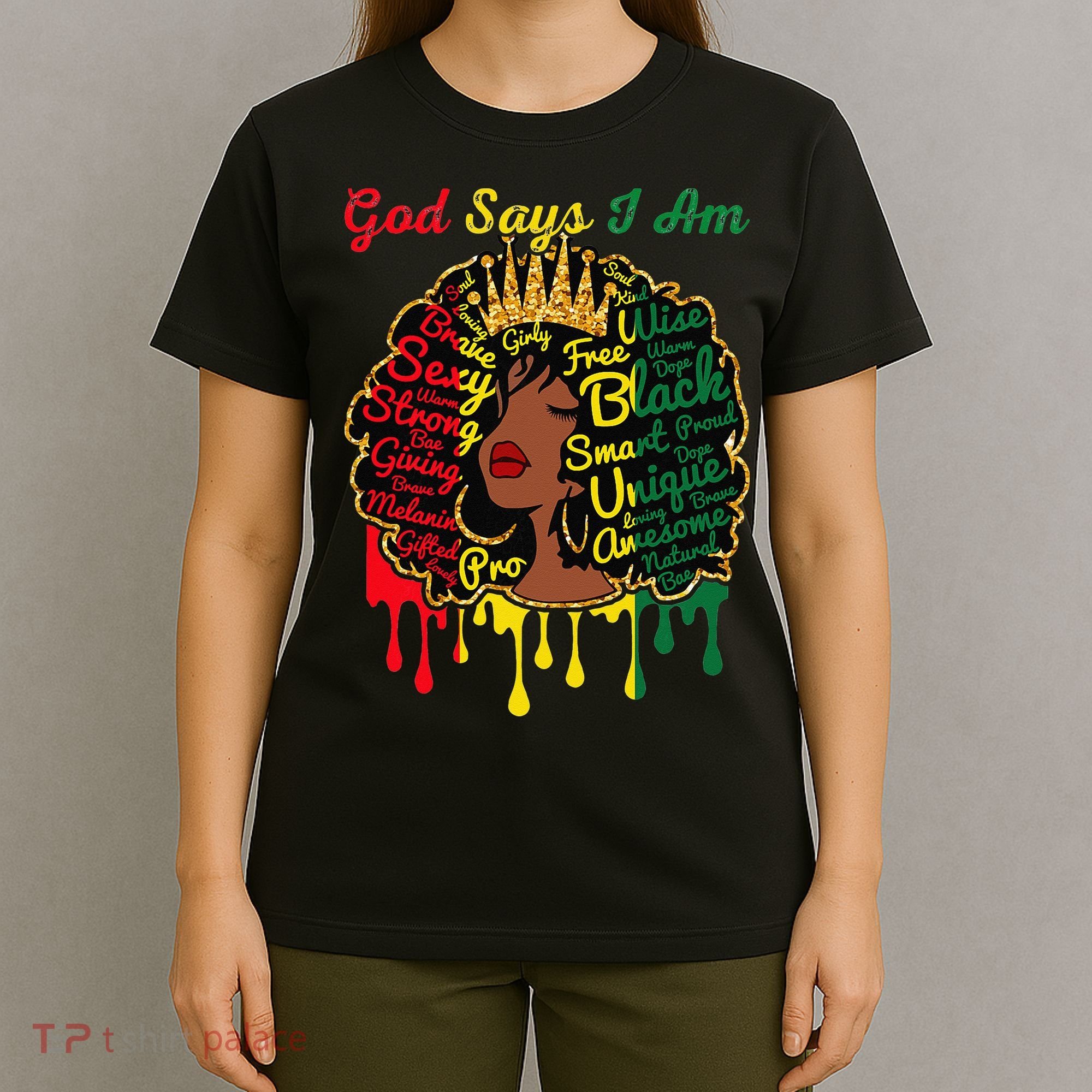 Proud Juneteenth God Says I Am Black History Month T-Shirt