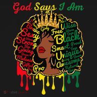Proud Juneteenth God Says I Am Black History Month Women's Hoodie thumb 2