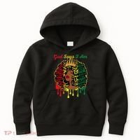 Proud Juneteenth God Says I Am Black History Month Kids Hoodie thumb 0