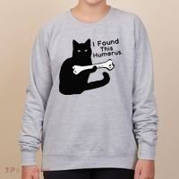 Pun Joke I Found This Humerus Humorous Cat Lover Women's Sweatshirt thumb 0