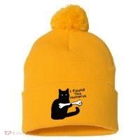 Pun Joke I Found This Humerus Humorous Cat Lover Pom Pom 12in Knit Beanie thumb 0