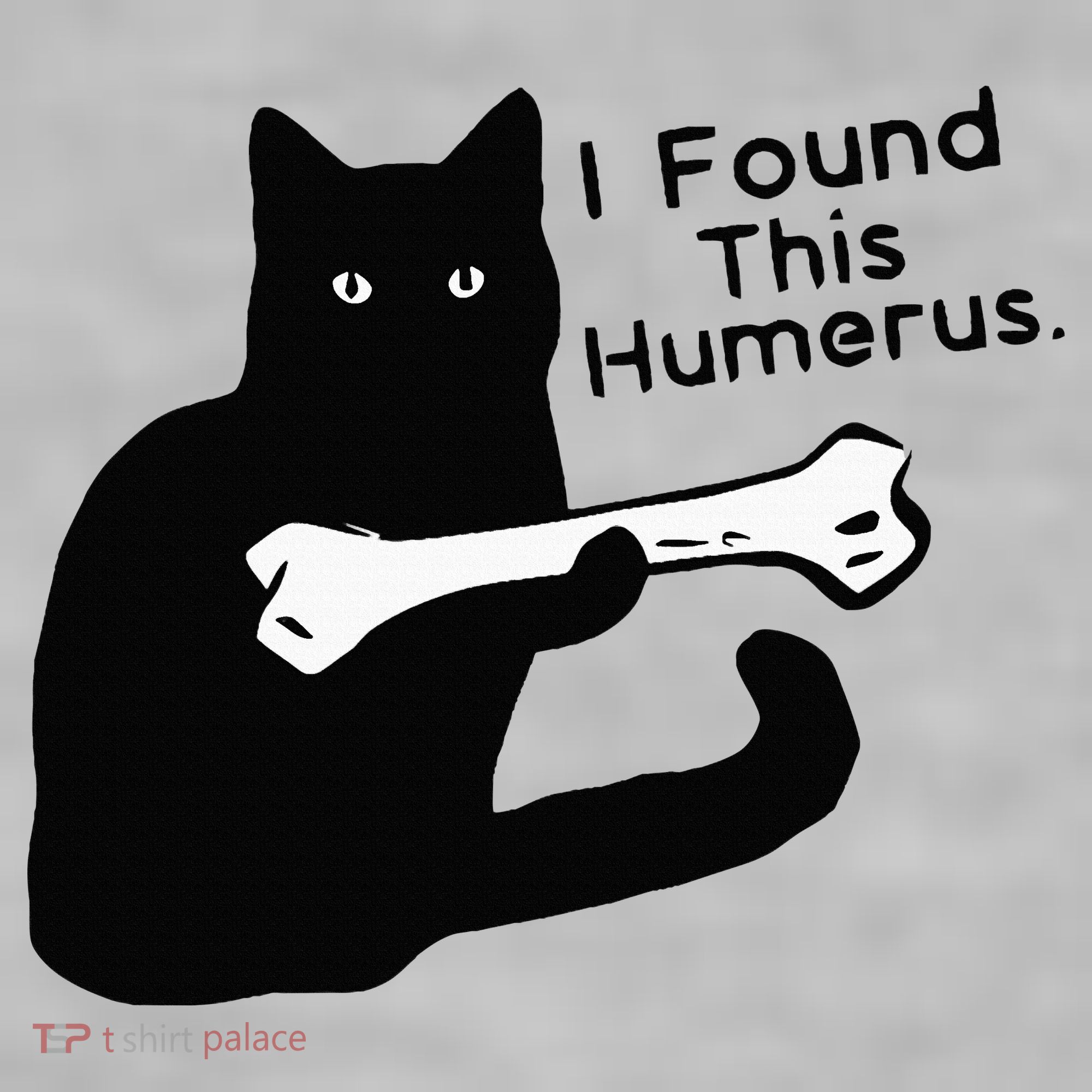 Pun Joke I Found This Humerus Humorous Cat Lover Ladies PosiCharge Tri-Blend Wicking Tank