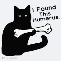 Pun Joke I Found This Humerus Humorous Cat Lover Sueded Cloud Jersey T-Shirt thumb 2