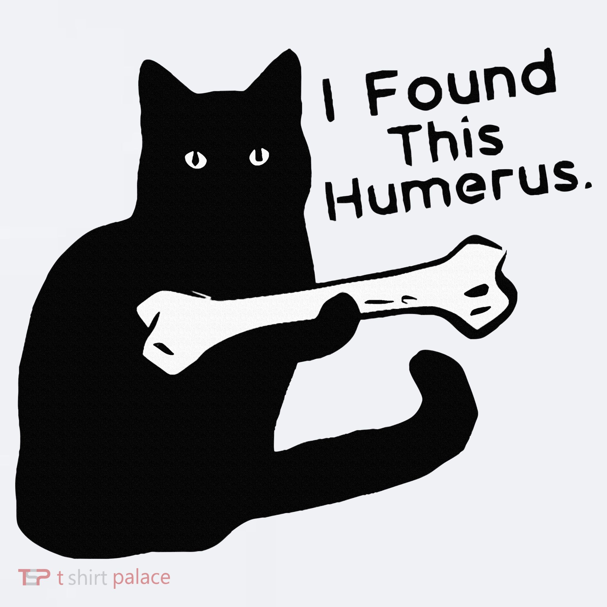 Pun Joke I Found This Humerus Humorous Cat Lover Sueded Cloud Jersey T-Shirt