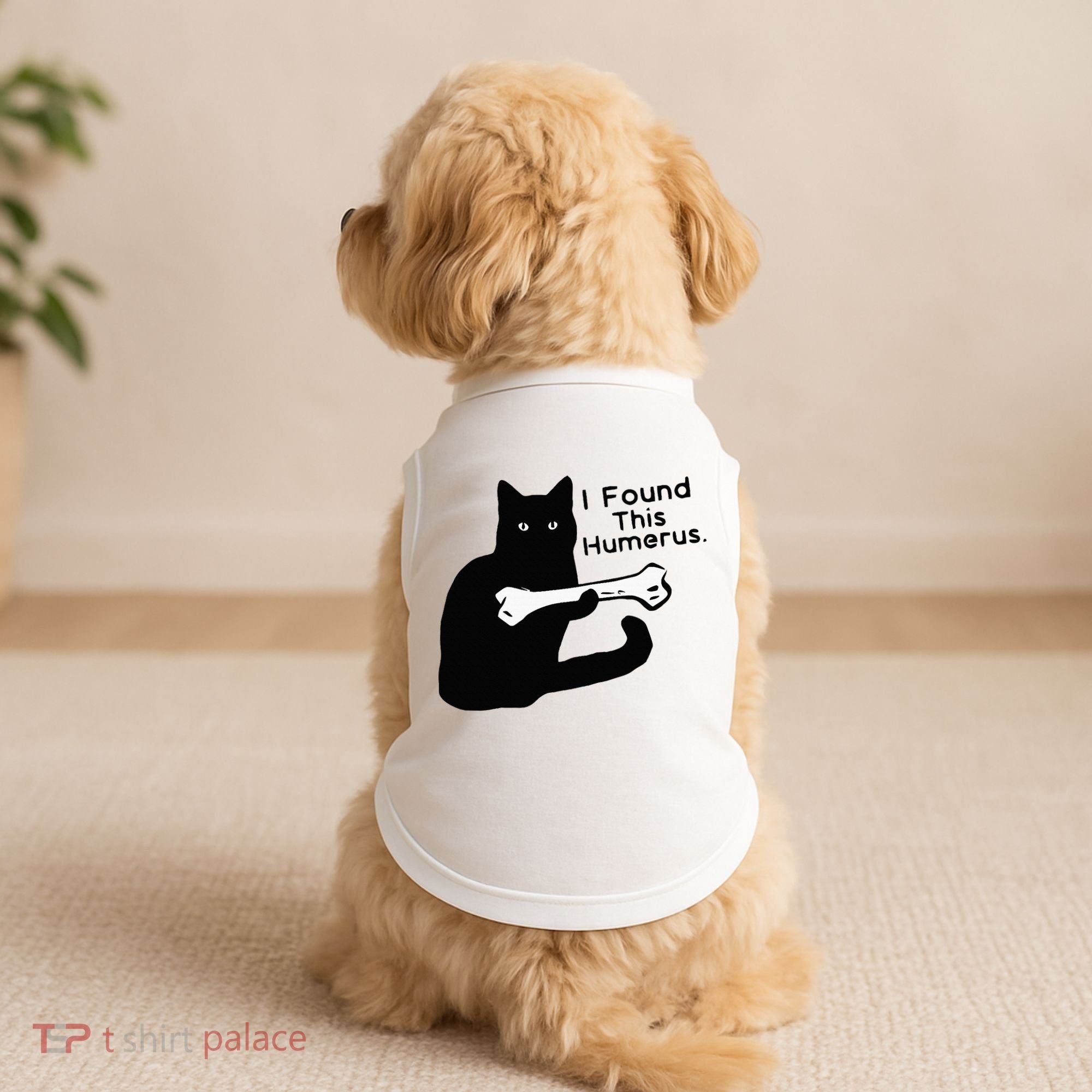 Pun Joke I Found This Humerus Humorous Cat Lover Doggie Tank