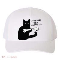 Pun Joke I Found This Humerus Humorous Cat Lover Yupoong Adult 5-Panel Trucker Hat thumb 0